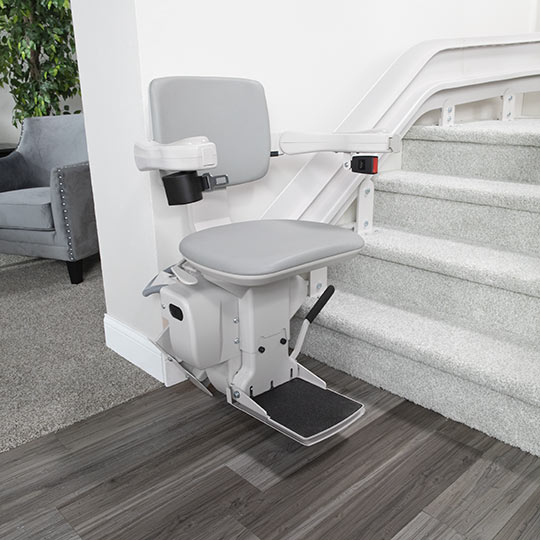 Oakland curved stair lift chair